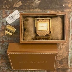 MICHAEL KORS Snake Skin Watch